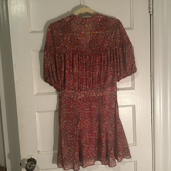 Pink Free People Bonnie Mini Dress - Picture 6 of 7